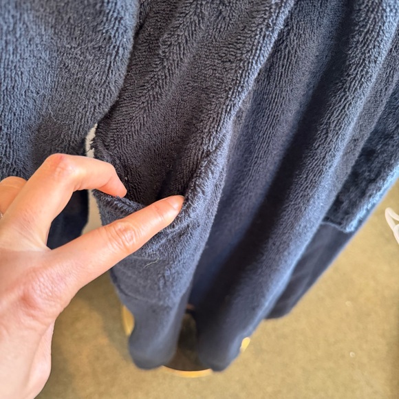 Polo Ralph Lauren Mens L/XL Polo Bear Tuxedo Embroidery Terry Robe Black Lounge - Picture 7 of 13